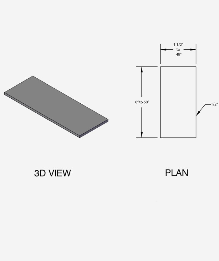 1/2" Thick Steel Plate - Image 1
