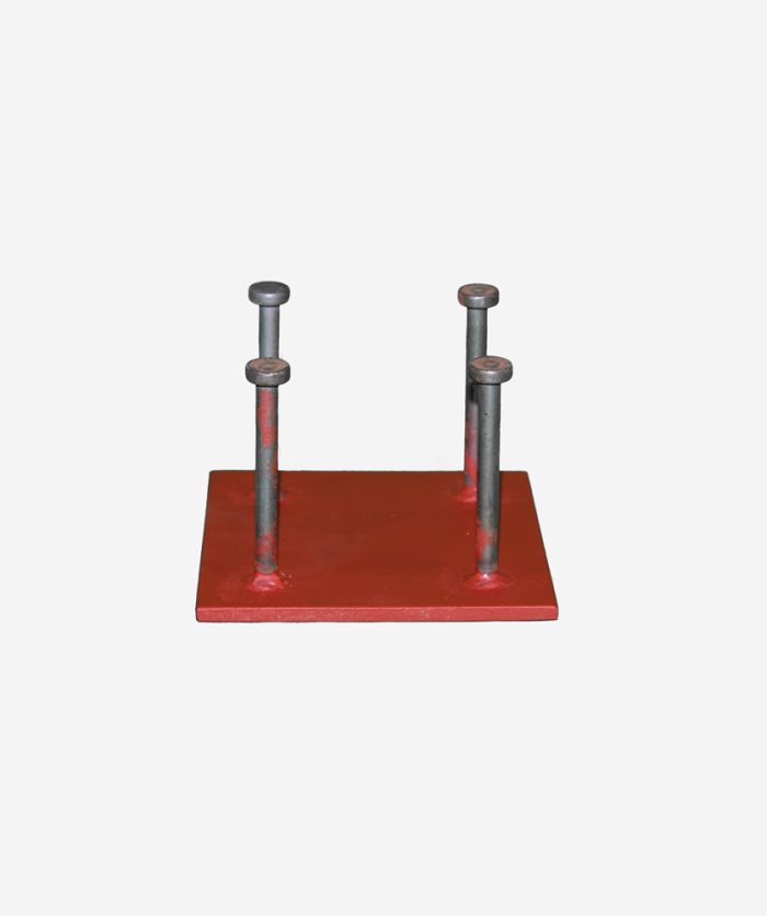 Steel Embed Plate 4 Studs - Image 1