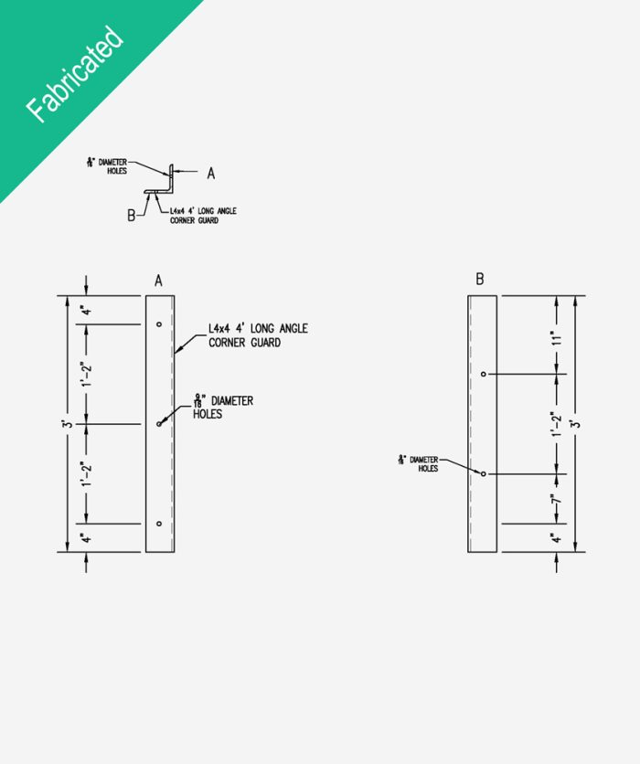 Steel Bolted Corner Guards - Image 3