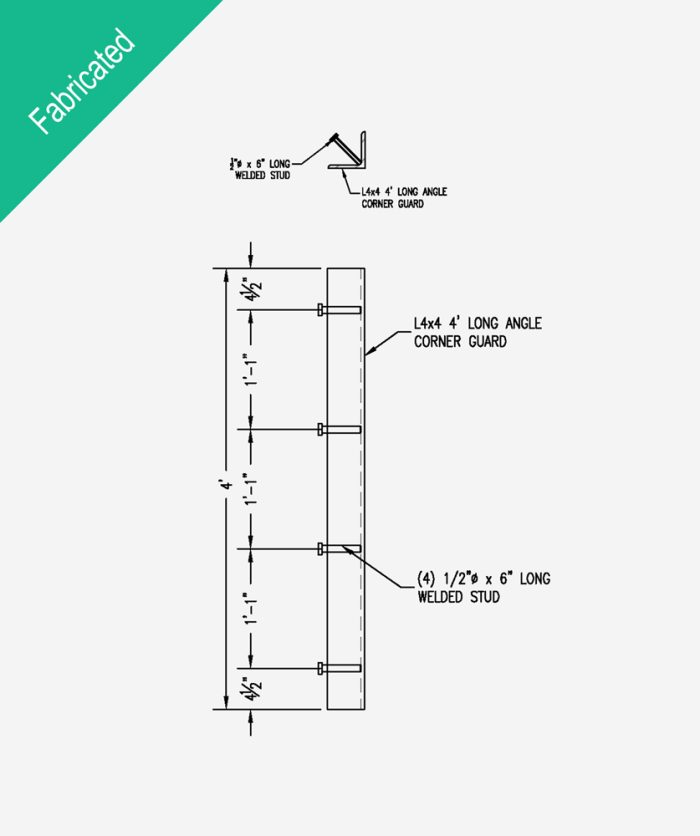 Steel Embedded Corner Guards - Image 2