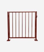 Steel Fence Gate with Base Plate