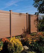 Bufftech Brookline CertaGrain® Texture Vinyl Privacy Fence