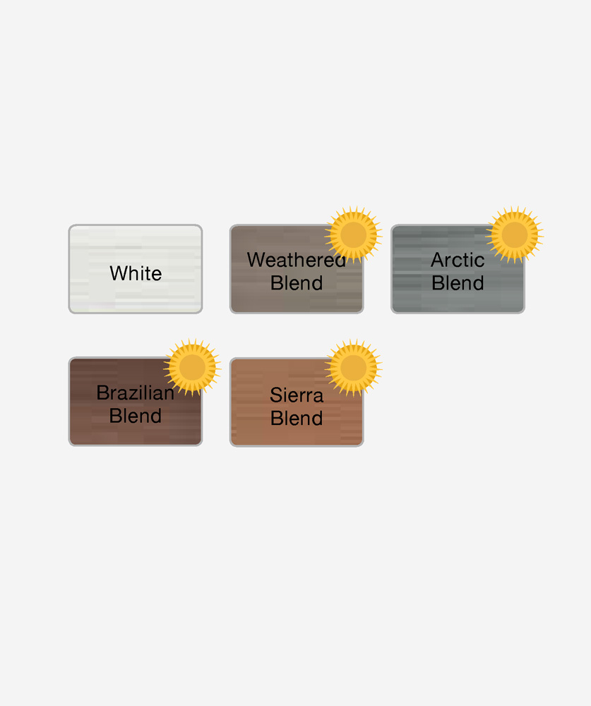 Bufftech 2-Rail Post & Rail CertaGrain® Texture Vinyl Fence - Image 3