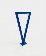 Angular Steel Bike Rack Single Loop - Image 3