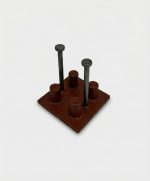 Threaded Steel Embed Plate 2 Studs