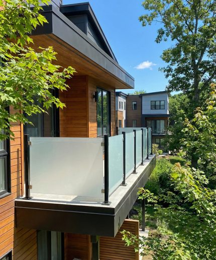 Fabricated Steel Glass Railing Posts