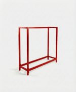 Fabricated Rectangular Steel Firewood Rack 4ft - Image 4